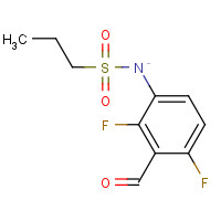 1254567-71-9 N-(2,4-Difluoro-3-formylphenyl)-propane-1-sulfonamide chemical structure