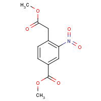 334952-07-7 Methyl 4-(2-methoxy-2-oxoethyl)-3-nitrobenzoate chemical structure