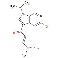 1221153-81-6 (E)-1-(5-Chloro-1-isopropyl-1H-pyrrolo[2,3-c]-pyridin-3-yl)-3-(dimethylamino)prop-2-en-1-one chemical structure