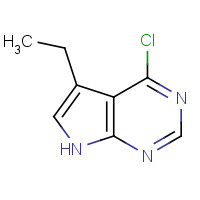 1004992-44-2 4-Chloro-5-ethyl-7H-pyrrolo[2,3-d]pyrimidine chemical structure