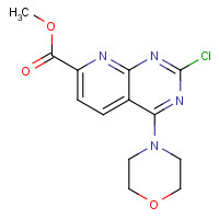1227958-54-4 Methyl 2-chloro-4-morpholinopyrido-[2,3-d]pyrimidine-7-carboxylate chemical structure