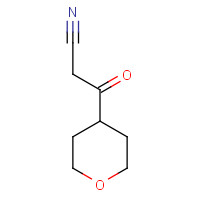 1010798-64-7 3-Oxo-3-(tetrahydro-2H-pyran-4-yl)propanenitrile chemical structure