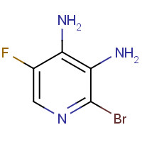 1227958-29-3 2-Bromo-5-fluoropyridine-3,4-diamine chemical structure