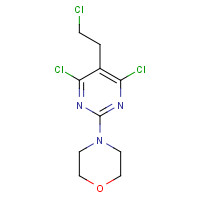 1007206-27-0 4-(4,6-Dichloro-5-(2-chloroethyl)-pyrimidin-2-yl)morpholine chemical structure