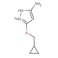 852443-66-4 5-(Cyclopropylmethoxy)-1H-pyrazol-3-amine chemical structure