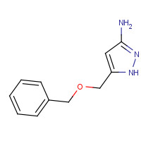 393590-62-0 5-(Benzyloxymethyl)-1H-pyrazol-3-amine chemical structure