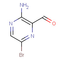 1196156-63-4 3-Amino-6-bromopyrazine-2-carbaldehyde chemical structure