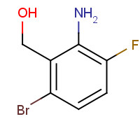 1227958-14-6 (2-Amino-6-bromo-3-fluorophenyl)methanol chemical structure