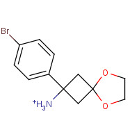 1199556-85-8 2-(4-Bromophenyl)-5,8-dioxaspiro[3.4]octan-2-amine chemical structure