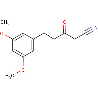 1000895-54-4 5-(3,5-Dimethoxyphenyl)-3-oxopentanenitrile chemical structure