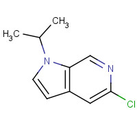 1221153-79-2 5-Chloro-1-isopropyl-1H-pyrrolo[2,3-c]pyridine chemical structure