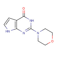 1227958-71-5 2-Morpholino-3H-pyrrolo[2,3-d]pyrimidin-4(7H)-one chemical structure