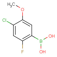 153122-60-2 (4-Chloro-2-fluoro-5-methoxyphenyl)boronic acid chemical structure