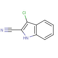 74960-46-6 3-Chloro-1H-indole-2-carbonitrile chemical structure