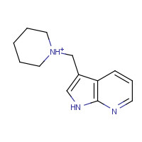 23616-64-0 1-{1H-Pyrrolo[2,3-b]pyridin-3-ylmethyl}piperidine chemical structure