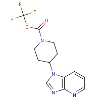 273757-37-2 Trifluoromethyl 4-{1H-imidazo[4,5-b]pyridin-1-yl}piperidine-1-carboxylate chemical structure