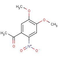 4101-32-0 1-(4,5-Dimethoxy-2-nitrophenyl)ethanone chemical structure