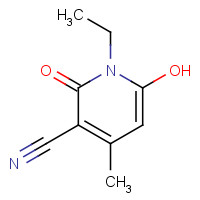 11013-97-1 1-Ethyl-6-hydroxy-4-methyl-2-oxo-1,2-dihydro-3-pyridinecarbonitrile chemical structure