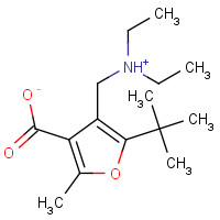435341-89-2 4-[(Diethylamino)methyl]-2-methyl-5-(2-methyl-2-propanyl)-3-furoic acid chemical structure
