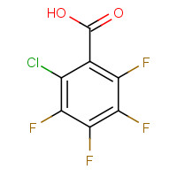 1868-80-0 2-Chloro-3,4,5,6-tetrafluorobenzoic acid chemical structure