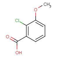 33234-36-5 2-Chloro-3-methoxybenzoic acid chemical structure