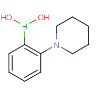 1050505-85-5 2-(Piperidinyl)phenylboronic acid chemical structure