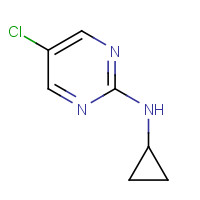 1289385-19-8 5-Chloro-N-cyclopropyl-2-pyrimidinamine chemical structure