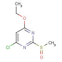1289386-28-2 4-Chloro-6-ethoxy-2-(methylsulfinyl)pyrimidine chemical structure