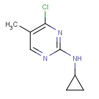 1289385-24-5 4-Chloro-N-cyclopropyl-5-methyl-2-pyrimidinamine chemical structure