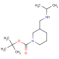 1289386-34-0 2-Methyl-2-propanyl 3-[(isopropylamino)methyl]-1-piperidinecarboxylate chemical structure
