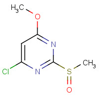 1289385-30-3 4-Chloro-6-methoxy-2-(methylsulfinyl)pyrimidine chemical structure