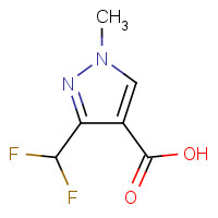 176969-34-9 3-(Difluoromethyl)-1-methyl-1H-pyrazole-4-carboxylic acid chemical structure