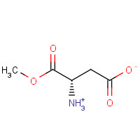 65414-78-0 (3S)-3-Ammonio-4-methoxy-4-oxobutanoate chemical structure