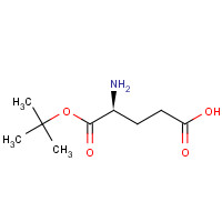 45120-30-7 (4S)-4-Amino-5-[(2-methyl-2-propanyl)oxy]-5-oxopentanoic acid (non-preferred name) chemical structure