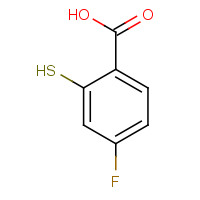 81223-43-0 4-fluoro-2-mercaptobenzoic acid chemical structure