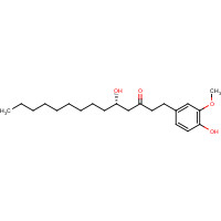 23513-15-7 (5S)-5-Hydroxy-1-(4-hydroxy-3-methoxyphenyl)-3-tetradecanone chemical structure