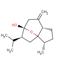 4871-97-0 (2S,5S,8S,9S)-9-Isopropyl-2-methyl-6-methylene-11-oxatricyclo[6.2.1.01,5]undecan-8-ol chemical structure