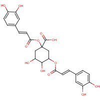 1884-24-8 1,3-Bis{[(2E)-3-(3,4-dihydroxyphenyl)-2-propenoyl]oxy}-4,5-dihydroxycyclohexanecarboxylic acid chemical structure