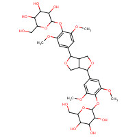 39432-56-9 4-{4-[4-(Hexopyranosyloxy)-3,5-dimethoxyphenyl]tetrahydro-1H,3H-furo[3,4-c]furan-1-yl}-2,6-dimethoxyphenyl hexopyranoside chemical structure