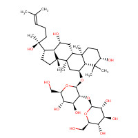 52286-58-5 (3b,6a,12b)-3,12,20-Trihydroxydammar-24-en-6-yl 2-O-b-D-glucopyranosyl-b-D-glucopyranoside chemical structure