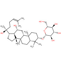 78214-33-2 (3b,12b)-12,20-Dihydroxydammar-24-en-3-yl b-D-glucopyranoside chemical structure