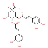 14534-61-3 (1S,3R,4R,5R)-3,4-Bis{[(2E)-3-(3,4-dihydroxyphenyl)-2-propenoyl]oxy}-1,5-dihydroxycyclohexanecarboxylic acid chemical structure