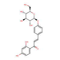 5041-81-6 4-[(1E)-3-(2,4-Dihydroxyphenyl)-3-oxo-1-propen-1-yl]phenyl b-D-glucopyranoside chemical structure