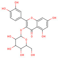 482-35-9 2-(3,4-Dihydroxyphenyl)-5,7-dihydroxy-4-oxo-4H-chromen-3-yl hexopyranoside chemical structure