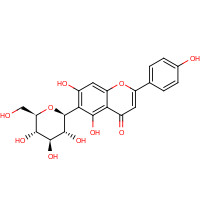29702-25-8 (1S)-1,5-Anhydro-1-[5,7-dihydroxy-2-(4-hydroxyphenyl)-4-oxo-4H-chromen-6-yl]-D-glucitol chemical structure