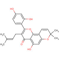 62596-29-6 2-(2,4-Dihydroxyphenyl)-5-hydroxy-8,8-dimethyl-3-(3-methyl-2-buten-1-yl)-4H,8H-pyrano[2,3-f]chromen-4-one chemical structure