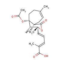 82508-32-5 (2E,4E)-5-[(1R,7S,8S,9R)-7-Acetoxy-4,9-dimethyl-11-oxo-10-oxatricyclo[6.3.2.01,7]tridec-3-en-9-yl]-2-methyl-2,4-pentadienoic acid chemical structure