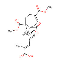 82508-31-4 (2E,4E)-5-[(1R,7S,8R,9R)-4,7-Bis(methoxycarbonyl)-9-methyl-11-oxo-10-oxatricyclo[6.3.2.01,7]tridec-3-en-9-yl]-2-methyl-2,4-pentadienoic acid chemical structure