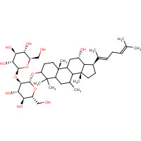 186763-78-0 (8ξ,9ξ,12a,13ξ,14b,17b)-12-Hydroxy-4,4,7,10,14-pentamethyl-17-[(2E)-6-methyl-2,5-heptadien-2-yl]gonan-3-yl 2-O-b-D-glucopyranosyl-b-D-glucopyranoside chemical structure