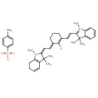 205744-92-9 2-[2-[2-Chloro-3-[2-(1,3-dihydro-1,3,3-trimethyl-2H-indol-2-ylidene)ethylidene]-1-cyclohexen-1-yl]ethnyl]-1,3,3-trimethyl-3H-indolium 4-methylbenzenesulfonate chemical structure